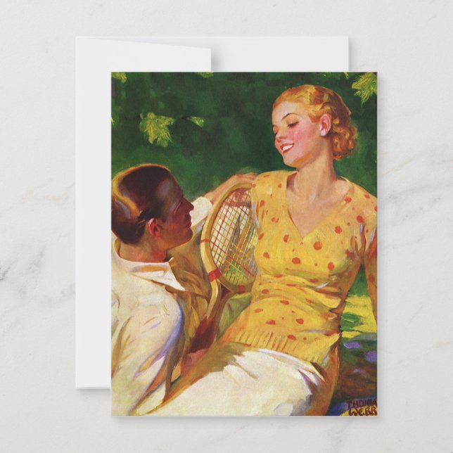 Vintage Sports Tênis, Amor e Romance (Frente)