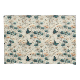 Vintage Spring Flowers and Butterflies