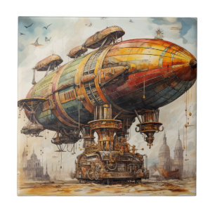 Vintage Steampunk Zeppelin (1)