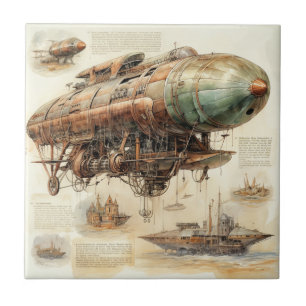 Vintage Steampunk Zeppelin (4)