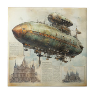 Vintage Steampunk Zeppelin (7)