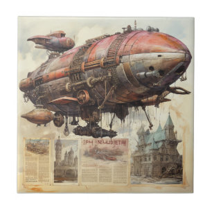 Vintage Steampunk Zeppelin (9)