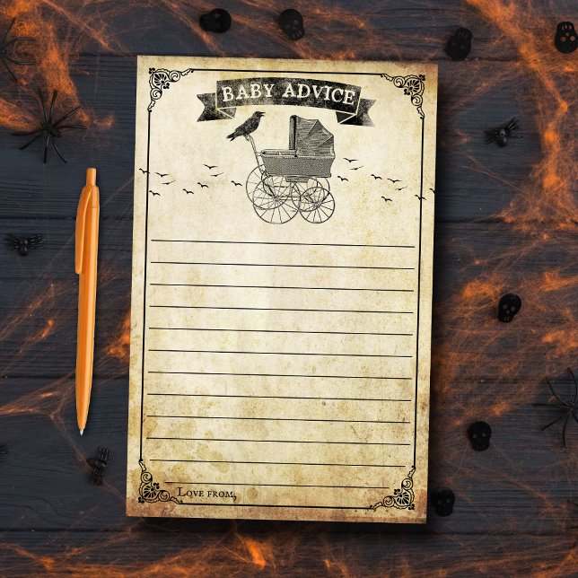 Vintage Stroller Halloween - Conselhos de Chá de f (Criador carregado)