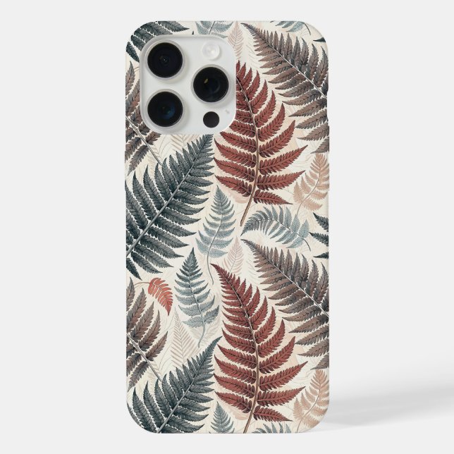 Vintage-style botanical fern leaves (Verso)