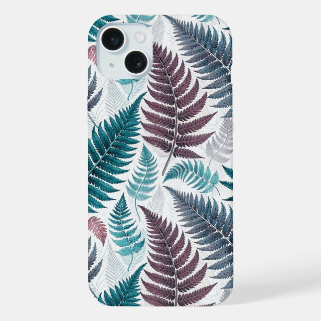 Vintage-style botanical fern leaves (Verso)
