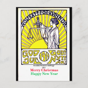 Vintage, Suffrage, cópia do cartão postal de Nat