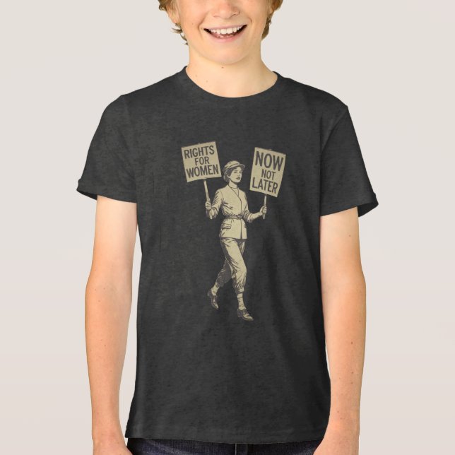 Vintage Suffragette Rights for Women (Frente)