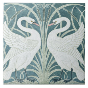 Vintage Swan, Rush e Iris, por W. Crane