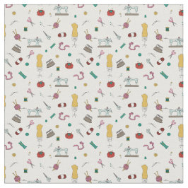 Vintage Tailor & Sewing Tools Tecido Padrão