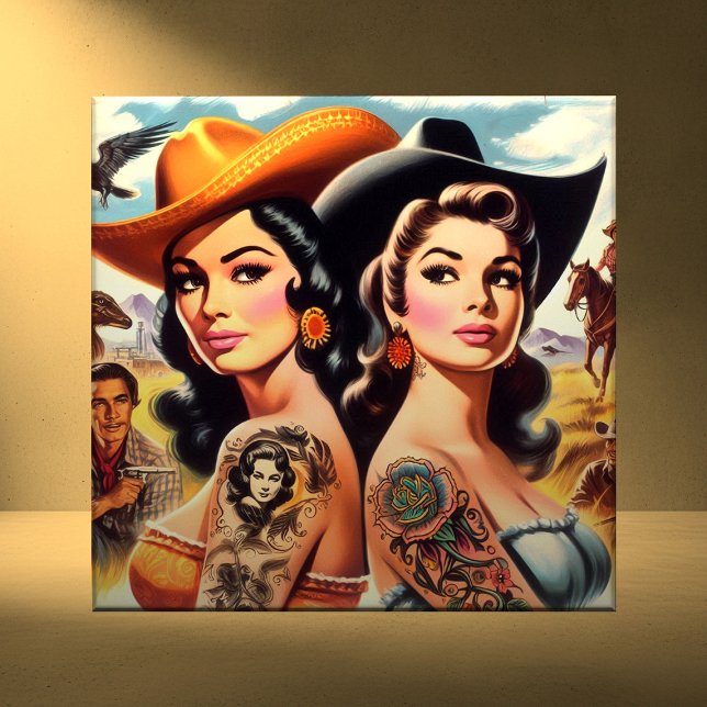 Vintage Tattooed Cowgirls (Criador carregado)