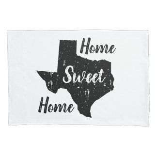 Vintage Texas state map pillowcase sleeve para cam