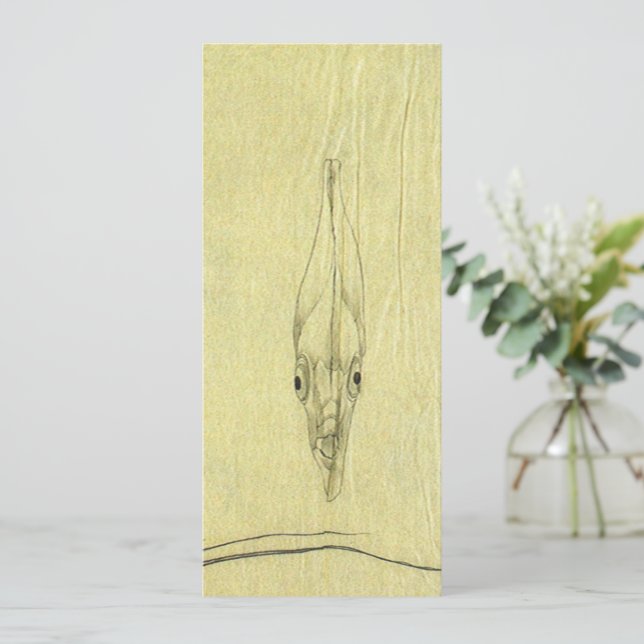 Vintage Threadfin Trevally, Peixe Pompano Africano (Em pé/Frente)