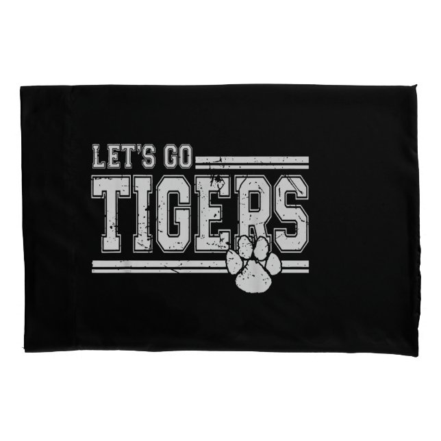 Vintage Tigers School Sports Name Retro (Frente)