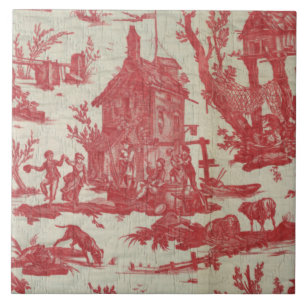 Vintage Toile de Jouy Picturesque Cena