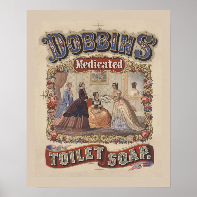 Vintage Toilet Soap Poster (Frente)