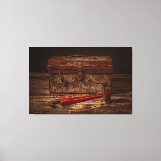 Vintage Tools Canvas Print (Frente)
