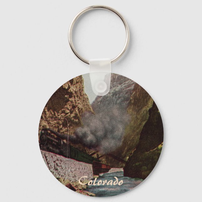 Vintage Train em Royal Gorge Chaveiro (Frente)