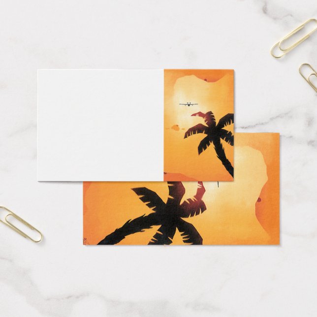 Vintage Travel, Airplane Over Hawaiian Islands (Escritótio)