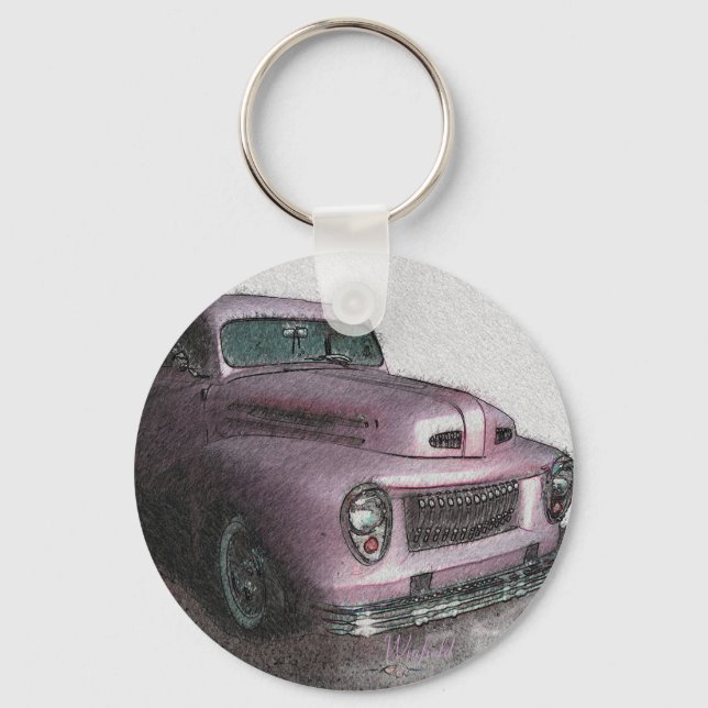Vintage Truck Chaveiro (Frente)