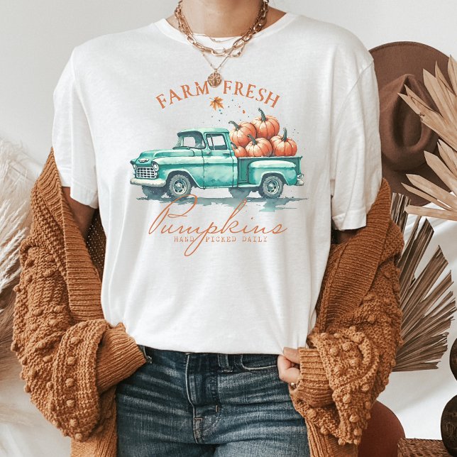 Vintage Truck Fall Harvest Tee (Criador carregado)