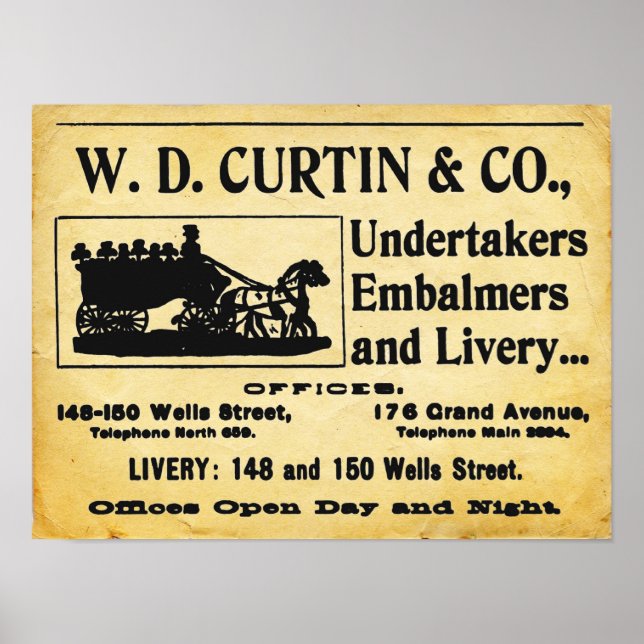 Vintage Unders - Embalmer Poster (Frente)