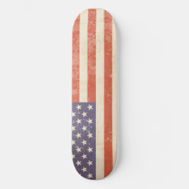 Vintage USA Flag - Skateboard