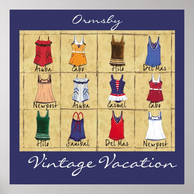 Vintage Vacage - poster (Frente)