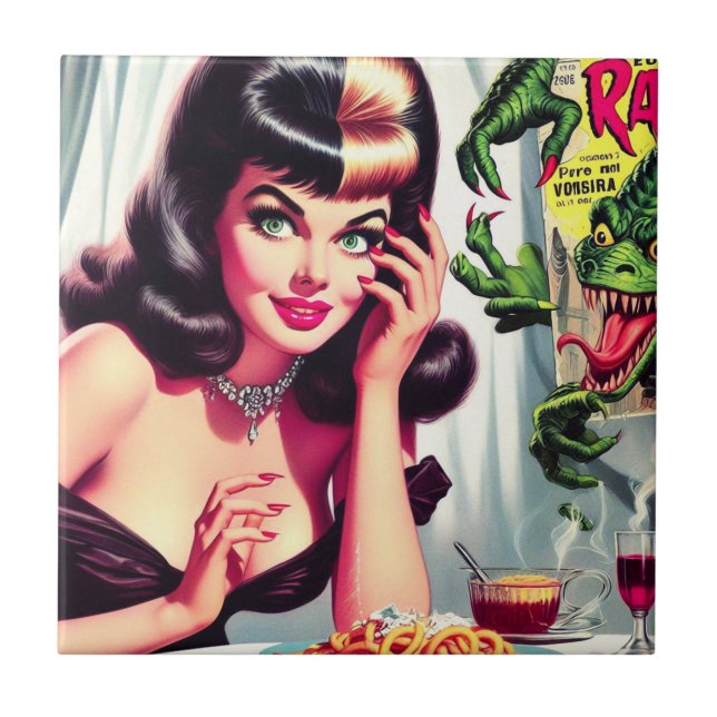 Vintage Vampire Woman (Frente)