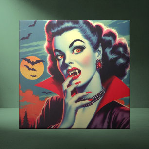 Vintage Vampire Woman