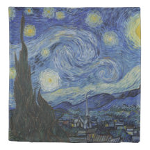 Vintage Van Gogh Na Noite Estrelada