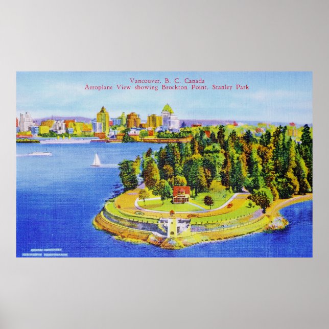 Vintage Vancouver Island Poster (Frente)