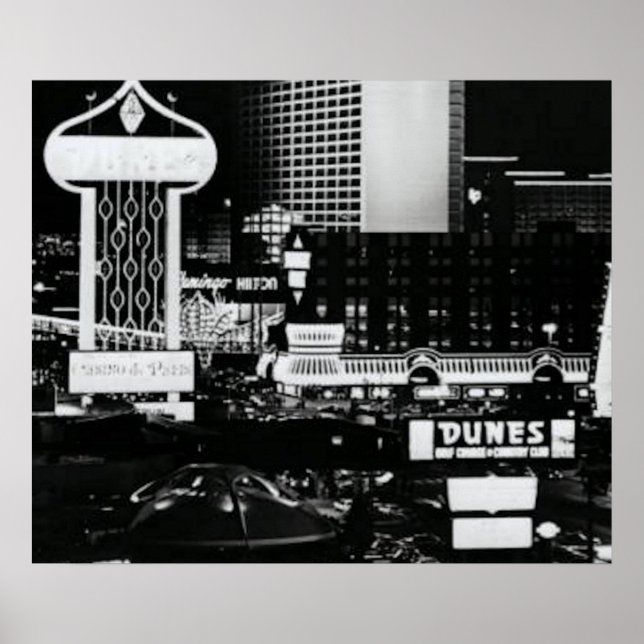 Vintage Vegas Poster (Frente)