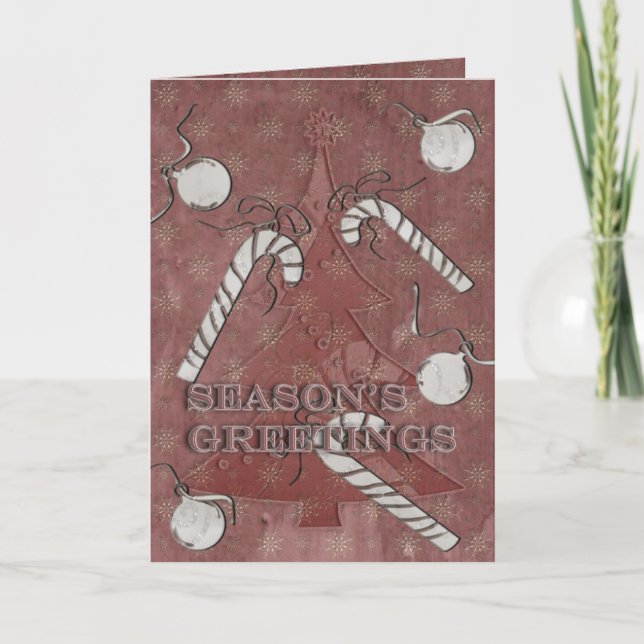 Vintage - Veja os cartões de Natal (Frente)