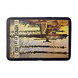 Vintage Veneza Itália tapetes de banho de Poster d