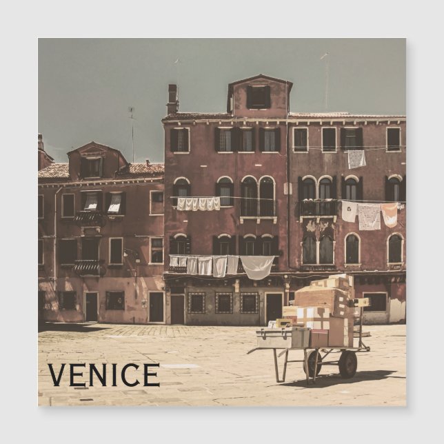 Vintage Venice Foice Magnet (Frente)