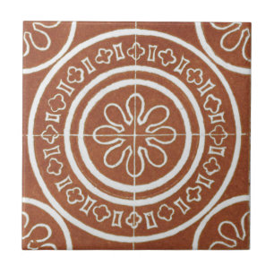 Vintage - Vermelho Design de Arâmica Irlandesa