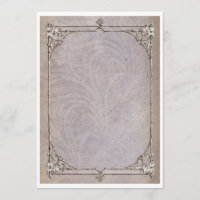 Vintage Victorian Border convite