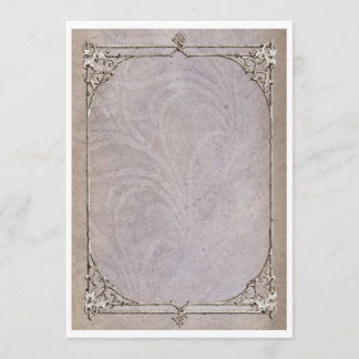Vintage Victorian Border convite