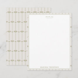 Vintage Victorian Botanical Lines Traditional