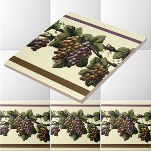 Vintage Victorian Era Grape Vine Frieze Padrão Ce