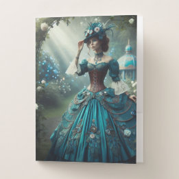 Vintage Victorian Lady Steampunk em um jardim