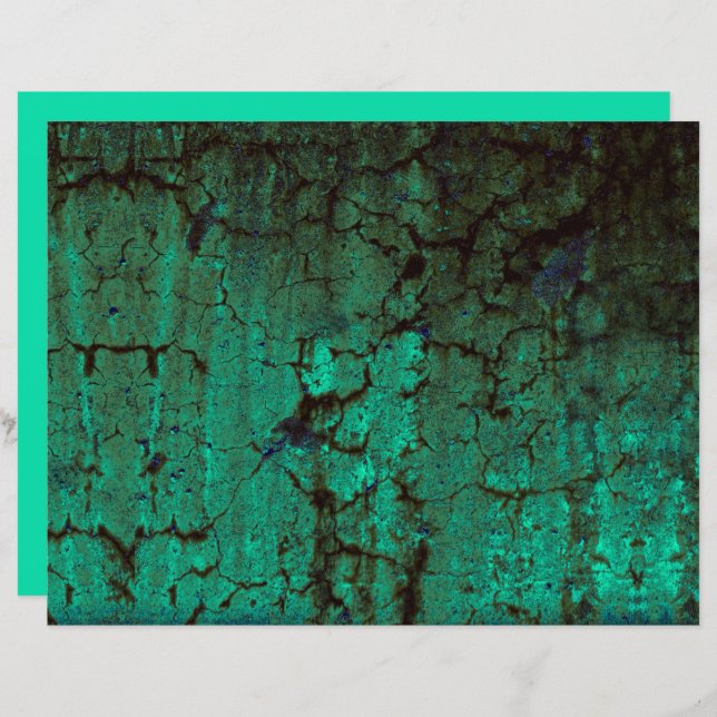 Vintage - Vintage Antique Neon Green Texge (Frente/Verso)