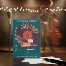 Vintage Vinyl & Piano Jazz - Convite para o dia