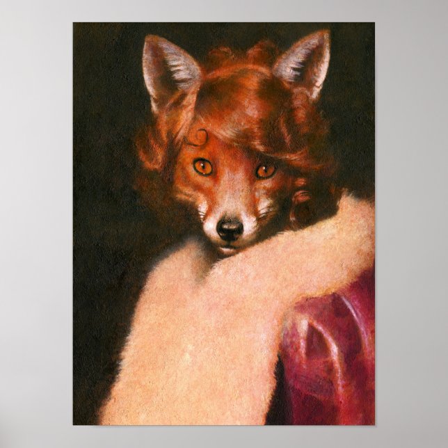 Vintage Vixen Poster (Frente)