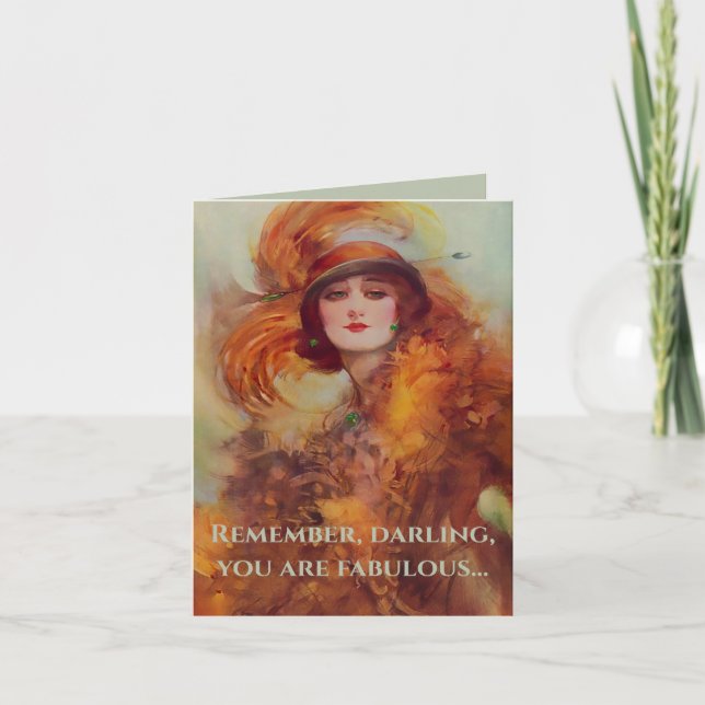 Vintage, Você É Um Cartão Fabuloso (Frente)