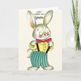 Vintage Vovô - Cartão de Saudação do Dia de os pai