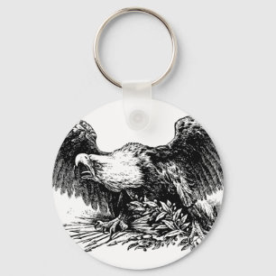 Vintage War Eagle chaveiro