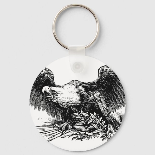 Vintage War Eagle chaveiro (Frente)