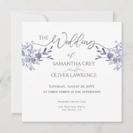 Vintage Watercolor Convite Para Casamento Floral
