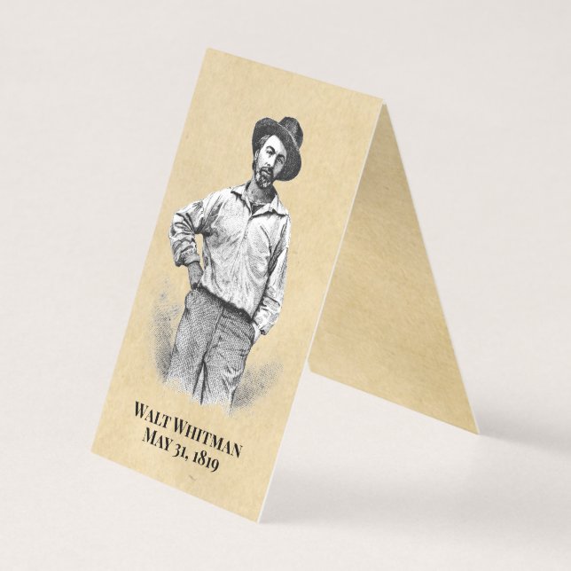 Vintage Whitman - Cartão de Exibição de Foto Curva (Verso)